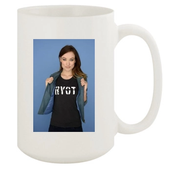 Olivia Wilde 15oz White Mug