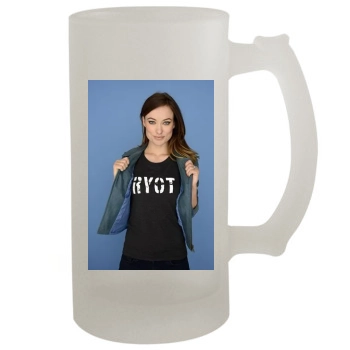 Olivia Wilde 16oz Frosted Beer Stein