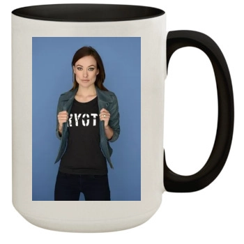 Olivia Wilde 15oz Colored Inner & Handle Mug