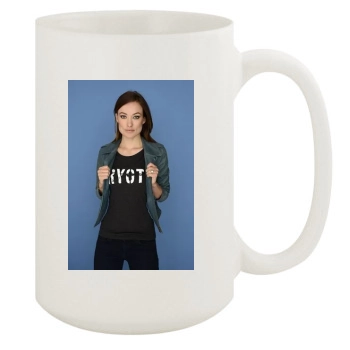 Olivia Wilde 15oz White Mug