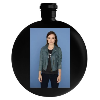 Olivia Wilde Round Flask