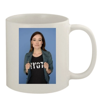 Olivia Wilde 11oz White Mug