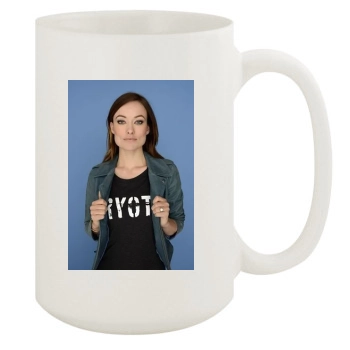 Olivia Wilde 15oz White Mug