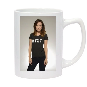 Olivia Wilde 14oz White Statesman Mug