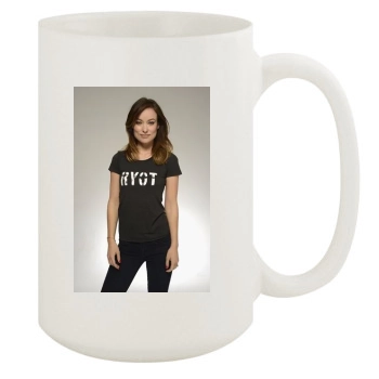 Olivia Wilde 15oz White Mug