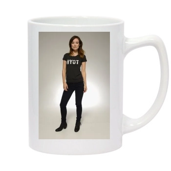 Olivia Wilde 14oz White Statesman Mug