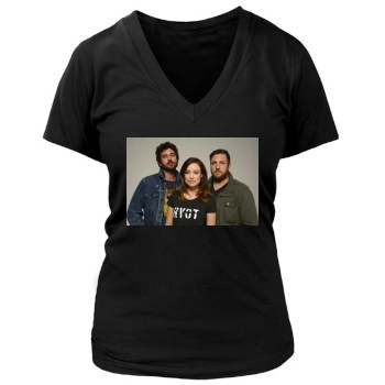 Olivia Wilde Women's Deep V-Neck TShirt