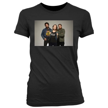 Olivia Wilde Women's Junior Cut Crewneck T-Shirt