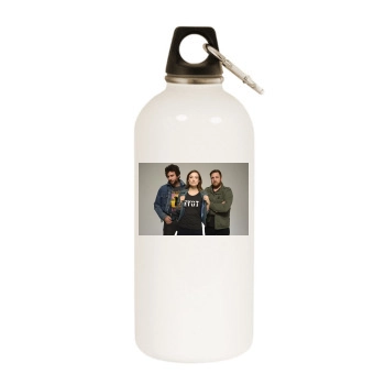 Olivia Wilde White Water Bottle With Carabiner