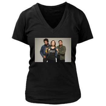 Olivia Wilde Women's Deep V-Neck TShirt