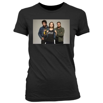 Olivia Wilde Women's Junior Cut Crewneck T-Shirt