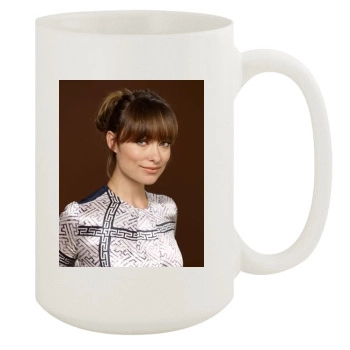 Olivia Wilde 15oz White Mug