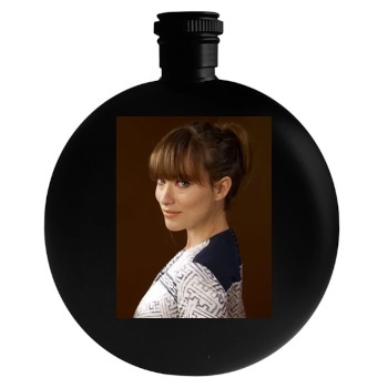 Olivia Wilde Round Flask