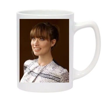 Olivia Wilde 14oz White Statesman Mug