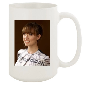 Olivia Wilde 15oz White Mug