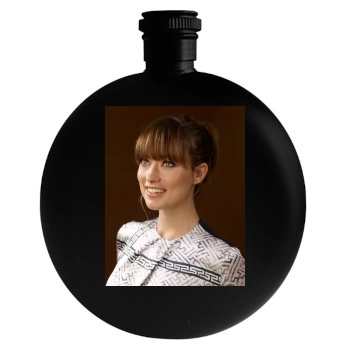 Olivia Wilde Round Flask