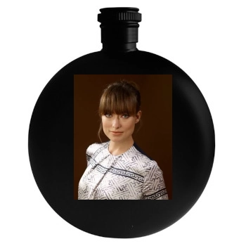 Olivia Wilde Round Flask