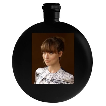 Olivia Wilde Round Flask