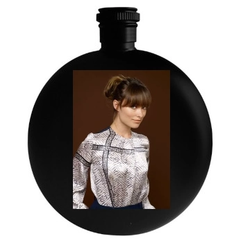 Olivia Wilde Round Flask