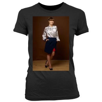 Olivia Wilde Women's Junior Cut Crewneck T-Shirt