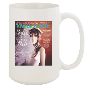 Olivia Wilde 15oz White Mug