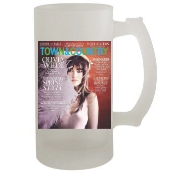 Olivia Wilde 16oz Frosted Beer Stein