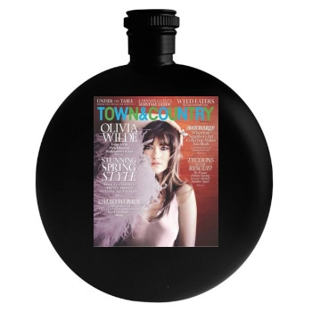 Olivia Wilde Round Flask