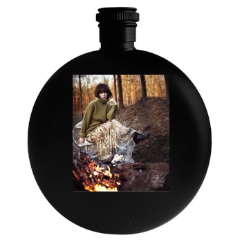 Olivia Wilde Round Flask