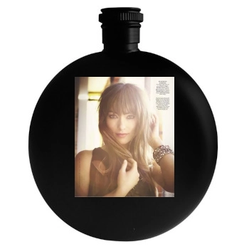 Olivia Wilde Round Flask