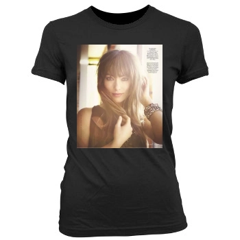 Olivia Wilde Women's Junior Cut Crewneck T-Shirt