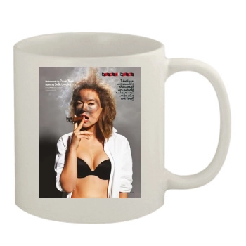 Olivia Wilde 11oz White Mug