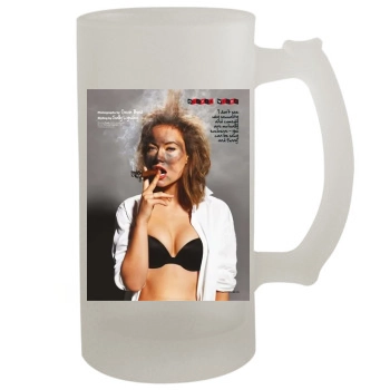 Olivia Wilde 16oz Frosted Beer Stein