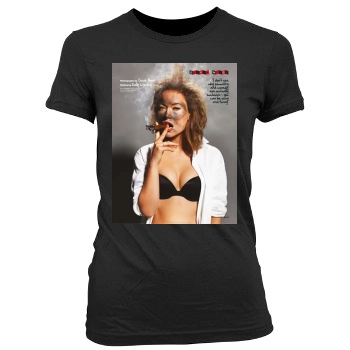 Olivia Wilde Women's Junior Cut Crewneck T-Shirt