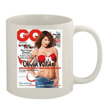 Olivia Wilde 11oz White Mug