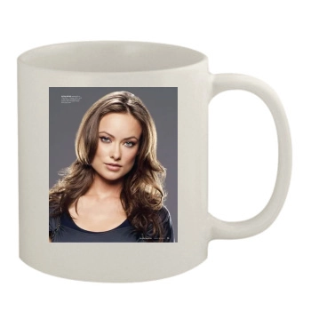 Olivia Wilde 11oz White Mug