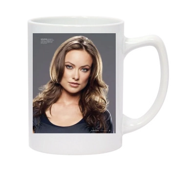 Olivia Wilde 14oz White Statesman Mug