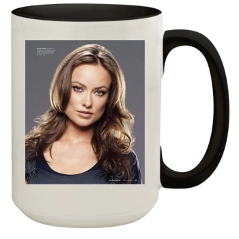 Olivia Wilde 15oz Colored Inner & Handle Mug