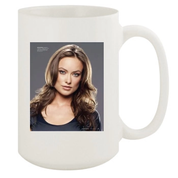 Olivia Wilde 15oz White Mug