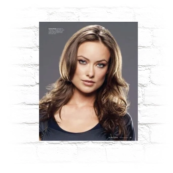 Olivia Wilde Metal Wall Art