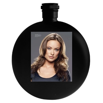 Olivia Wilde Round Flask