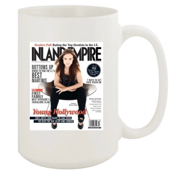 Olivia Wilde 15oz White Mug