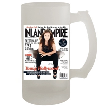 Olivia Wilde 16oz Frosted Beer Stein