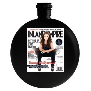 Olivia Wilde Round Flask