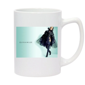 Olivia Wilde 14oz White Statesman Mug