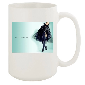 Olivia Wilde 15oz White Mug