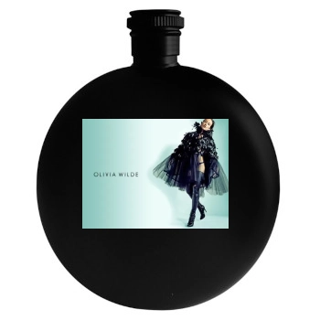 Olivia Wilde Round Flask