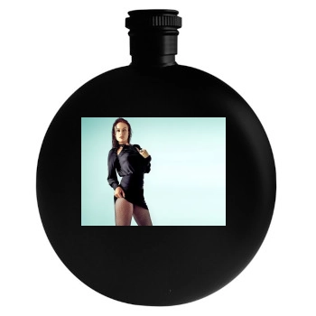 Olivia Wilde Round Flask