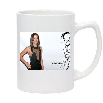 Olivia Wilde 14oz White Statesman Mug