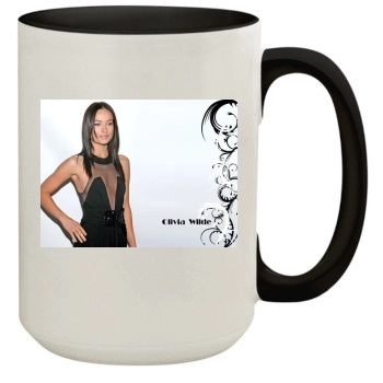 Olivia Wilde 15oz Colored Inner & Handle Mug