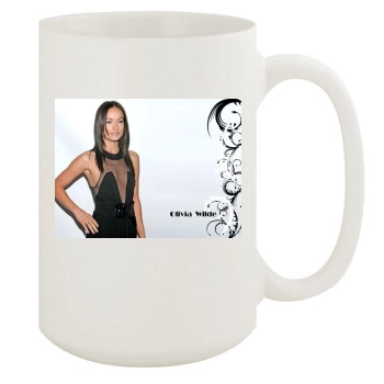 Olivia Wilde 15oz White Mug